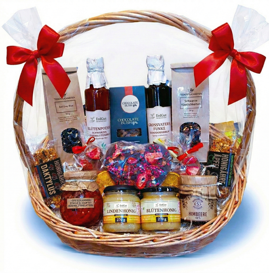 Ein Mega-gesunder und großer Geschenkkorb – Natur pur im XXL-Format (45x30x18 cm)