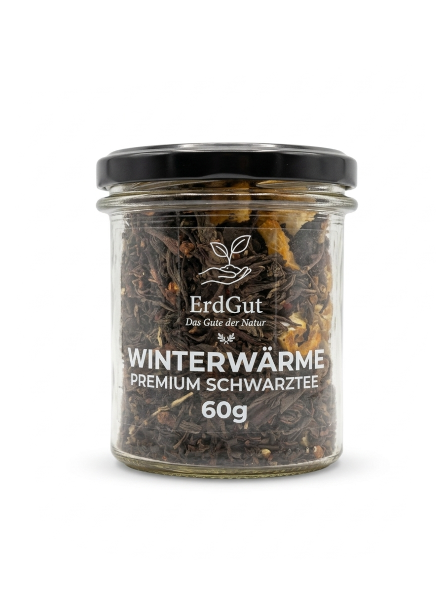 ErdGut Winterwärme | Premium Schwarztee für gemütliche Stunden (60g)
